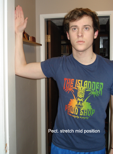 pectoral stretch- Los Angeles chiropractic
